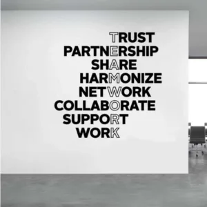 Teamword Details 3D Acrylic Office Decor